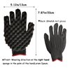 WULI PEACH Magic Barber Curling Twist Sponge Gloves Brush for Black Men's Natural Hair and Women's Curls (1pc)