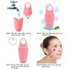 Small Ice Roller for Face and Eye, Ice Face Roller Facial Beauty Ice Roller Skin Care Tools, Ice Facial Roller Gua Sha Face Massage, Silicone Ice Mould for Face Beauty Remove Fine Lines (Black)
