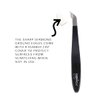 Tweezer Nipper Cuticle Nipper - Stainless Steel Professional Clippers (Black)