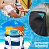 MUUPEG 4PCS Sand Wipe Off Mitts, Sand Remover for Beach, Sand Cleaner Mitt Wipe Sand Mitt, Sand Removal Bag Sand Off Beach Mitt Vacation Camping Essentials