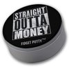 Straight Outta Money Fidget Putty - Gag Gift for Adults, Stocking Stuffers, Fidget Toys, Pearl Green Therapy Putty