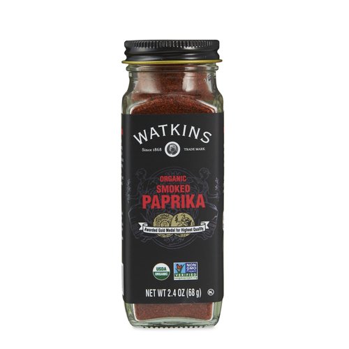 Watkins Gourmet Organic Spice Jar, Smoked Paprika, 2.4 oz. Bottle, 3-Pack