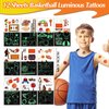BOIKOKY 122Pcs Basketball Party Favors Basketball Goodie Bag Favors with Stress Ball Keychain Tattoo Sticker Silicone Bracelet for Basketball Themed Birthday Party Supplies