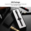 Cigar Punch Multitool Tool 4-in-1 Double Punch and Twin Cigar Draw Enhancer Tool Needle with Gift Box(Black+Gold))