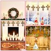 Watersay 48 Set Religious Cross Craft Kit Christian DIY Paper Crafts Make Your Own Hanging Ornament Crafts for Sunday School VBS Church Classroom Art Project Home Activities(Christmas,Brown)