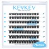 Lash Clusters 84 Pcs Cluster Lashes Eyelash Clusters DIY Cluster Eyelash Extensions Individual Lashes Thin Band & Soft(Plateau,D-8-16mix)