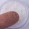 Laza 1.5g/0.05oz Diamond Nail Glitter Reflective Glitter Rhinestones Diamond Dust Pixie Crystals for Nails Holographic Nail Powder Triangle Glitter Decorations for Nail Art Tips Manicure - White