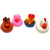 Around The Farm Rubber Ducks (12 Pack) Farmer, Chicken, Pig, Horse Figure Duckies, Bath Tub Toys and Jeep Duck Ducking