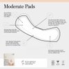 Attn: Grace Moderate Incontinence Pads for Women (28-Pack) - Discreet High Absorbency Sensitive Skin Protection | Medium Bladder Leaks or Postpartum | 100% Breathable & Plant-Based