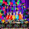 255 Pack Glow Neon Party Supplies Glow Sticks Party Decorations Black Light Reactive Decor Set - Fluorescent Banner, Glow in The Dark Balloons, Neon Tablecloths, Cake Toppers, Light Up Sticks, Glasses