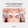 Curacoro Biogel Eye Pads For Eyelash Extension | Under Eye Pads Eyelash Extension Supplies | Soft Sticky Pads for Sensitive Skin during Eyelash Perm Lamination, Lash Extensions Remover (10 Pairs)