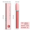 BINGBRUSH Super Stay Matte Longwear No-Budge Liquid Lipstick Makeup,Highly Pigmented Color and Instant Shine, Cheeky, Soft Matte Lip Cream Lightweight Lipgloss (03#&04#, Pack of 2)