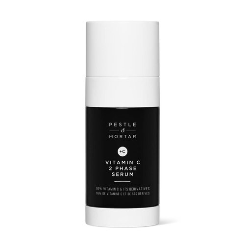 Pestle & Mortar 16% Vitamin C Serum for Face, with Hyaluronic Acid, Vitamin E & Ferulic Acid, Hydrating & Brightening Serum for Dark Spots, Anti Aging & Reduce Wrinkles 1.35 fl oz