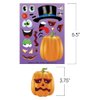 ArtCreativity Make Your Own Jack-O-Lantern Face Sticker Set - 24 Sheets - Customizable Halloween Stickers for Kids, Fun Crafts Classroom Activity, Best for Halloween Party Favors, Goodie Bag Fillers
