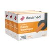 Dealmed Sterile Flexible Fabric Adhesive Bandages – 1x3 Inch – 100/Box - 3 Boxes - Breathable First Aid Strip Pack - Soft Stretch Wound Patch For Medical, Emergency Kits & Clinic