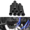 8Pcs Spark Plug Wire Boots Heat Shield Protector Sleeve, 1200 Degree Spark Plug Heat Cover, Sleeve Heat Shield Cover, Insulator Sleeve Spark Plug Wire Boots 6 inch for Car Truck (Black)