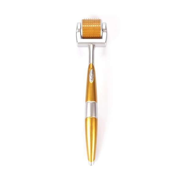 Professional Derma Roller 192 Individual Real Needles Titanium Micro Needles Skin Care Tools Microneedling Roller for Home Use with Storage Case & User Manual