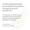 Supergoop! Lipscreen Shine SPF 40, 0.34 fl oz - Water-Resistant Clear Lip Gloss - Broad Spectrum SPF Lip Balm with Grape Seed Extract, Sunflower Seed Oil & Kelp Extract - Non-Sticky Formula