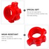 Kisangel 4Pcs Dumbbell Screw Nut Spinlock Collars Dumbbell Fixed Nut Barbell Collars Nut for Fitness Dumbbell Weight