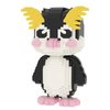 Larcele Animal Series Micro Building Blocks Animal Set, DIY Mini 3D Building Toy Bricks Kit,1094 Pieces KLJM-07 (Rockhopper Penguin)