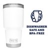 YETI Rambler 30 oz Stainless Steel Vacuum Insulated Tumbler w/MagSlider Lid, White