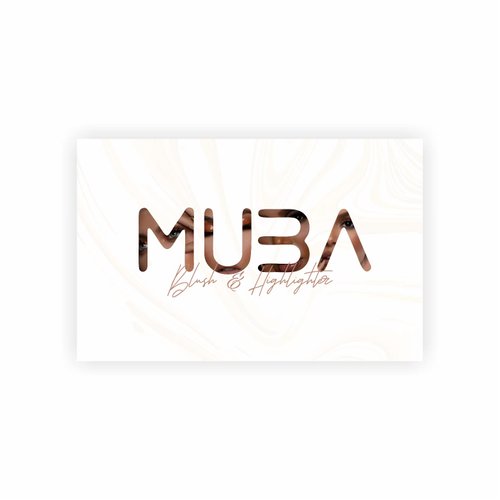 MUBA COSMETICS Universal Blush and Highlighter Palette-Face Makeup Set- 3-Highlighter Powder & 3- Blush Powder Shades- Face Highlighter & Powder Blush Palette - Powder Highlighter