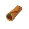 Scoochie Premium Dog Toy | Latex Late Night Burrito | 7.5 Inch