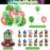 Luigi's Mansion 3 Party Decorations,Luigi's Mansion 3 Party Supplies,Luigi's Mansion Themed Includes Banner,Cake Toppers and Luigi Balloons for Luigi's Mansion 3 Birthday Decorations