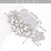 Ammei Headpiece Silver Wedding Hair Comb With Pearls and Crystals Wedding Hair Accessories Bridal Headpiece Or For Parties