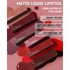 Caedelfly Matte Liquid Lipstick Waterproof for Women,Highly Pigmented Color Lip Stain Tint Longwear Non-Stick Cup Lip Gloss, Up to 16H Wear Superstay Vinyl Lip Stick Red Lipcolor Makeup,Pink-03