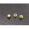 LEEFAI 24 Pcs Gold Fingerboard Self Lock Nuts for Fingerboard Trucks-Upgraded Nylon Insert