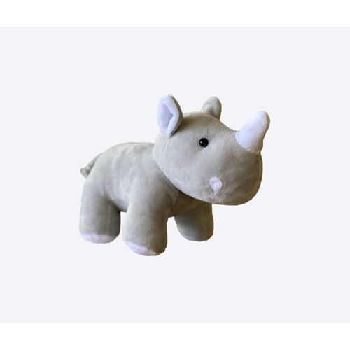 Baby Rhino Stuffed Animal Plushies for Boys & Girls | Super Soft Cute Plushies for Kids' Bedroom | 8-In Safari Stuffed Animals for Girls & Boys | Small Animal Toys for Toddlers 1-3 by Exceptional Home