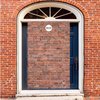 Brick Wall Backdrop,78.7"x 49.2" Inch Door Curtain, Wizard Birthday Party Supplies, Halloween Christmas Themed Party Decorations,Wall Backdrop Decoration (Old red)