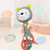 Baby Music Rattle Toy, Baby Teething Toy for Infants 6-12-18 Months Toddlers Sensory Toys Baby Boy Girl Gifts (Grizzlies)