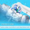 16pcs Replacement Brush Heads Compatible with Oral B Electric Toothbrushes. Pack of 4 Precision Clean,4 Cross Clean,4 3D Whitening Clean and 4 Sensitive Clean.