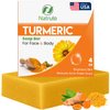 Herblov Turmeric Soap Bar for Face & Body – Natural Turmeric Skin Soap Wash for Dark Spots, Intimate Areas, Underarms – Turmeric Brightening Face Soap Cleanses Skin, Great for Acne, Scars