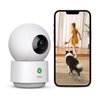 AOSU 2K Security Camera Indoor, Baby Monitor Pet Camera 360-Degree for Home Security,Camera with 5/2.4 GHz Wi-Fi Router, One-Touch Call, Smart Motion Tracking, IR Night Vision, Compatible with Alexa