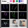 ZCLYHT LED Luminous Eyelash Lamp, Flashing Fake Eyelash Night Lights, False Eyelashes Non Grafting Halloween 6 Colors to Choose From (White)