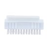Superio Nail Brush with Pumice Stone Duel Side Shower Brush Bathroom Foot Scrubber exfoliate Dry Dead Skin Stiff Bristles Brush Removes Callus on Hand Heels Smooth Skin, (1)