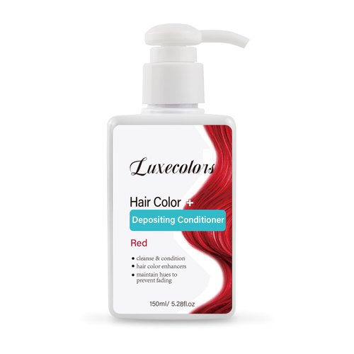 Depositing Hair Mask, Hair Refreshing Conditioner, Non-foaming, Cruelty-free 5.28 fl.oz (Red)