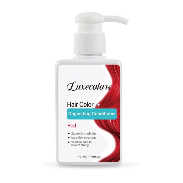 Depositing Hair Mask, Hair Refreshing Conditioner, Non-foaming, Cruelty-free 5.28 fl.oz (Red)