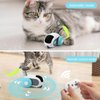 Turbo Tail 2.0 Cat Toy, Remote Control Cat Toy with 2-Speed Adjustment, Interactive Cat Toys for Indoor Cats, Rechargeable Automatic Cat Toys, Moving Cat Toy for Bored Indoor Adult Cat (Blue)
