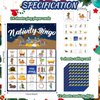 Kavoc Christmas Nativity Bingo Game Set for 24 Players with Nativity Bingo Cards Christian Religious Jesus Themed Bingo Games for Family Friends Gathering School Classroom Holiday Party Supplies