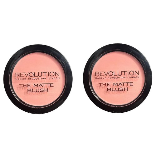 Pack of 2 Makeup Revolution Beauty The Matte Blush, Beloved