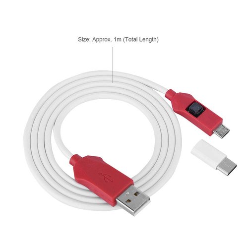Qiilu Edl Cable Deep Flash Engineering Cable, ABS Deep Flash Cable for Phone Open Port 9008 TypeC Adapter for BL Locks Engineering