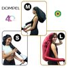 Dompel Black Hooded Hair Dryer, Satin Diffuser Cap | Enhance Hair Drying, Reduce Frizz, Protect Hair, Diffuser Cap Curly |100% Satin Universal Fit for Most Hair Dryers | Elastic Band | SIZE S
