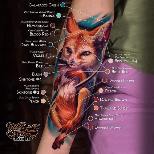 World Famous Flesh Tattoo Ink, Vegan and Professional Ink, Made in USA, Venice (Flesh), .5 oz