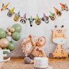 Safari Animals Happy Birthday Banner Wild Zoo Jungle Animals Decorations for Kids Safari Animals Party Decorations Woodland Animal Theme Decorations