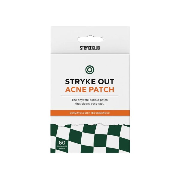 Stryke Club Acne Patch, Hyrocolloid Sticker, For Teens, Fast Acting Treatment, Ultra-Thin Matte, UV-Sterilized, Non-Toxic, 60 count