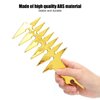 Wide Tooth Comb, Hair Comb Double Sided Comb for Hair Styling for Unique Hair Style (Gold)